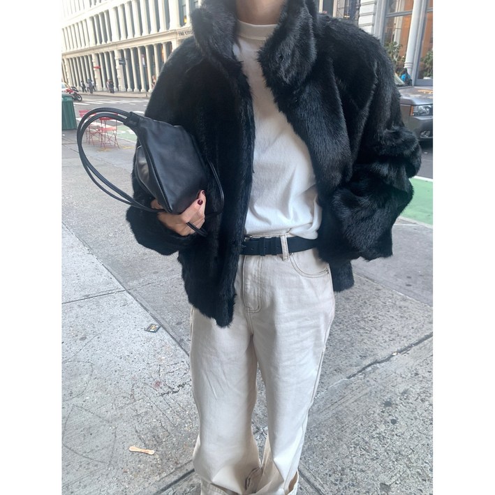 underson 언더슨 밍크숏 블루종 점퍼 (2color)