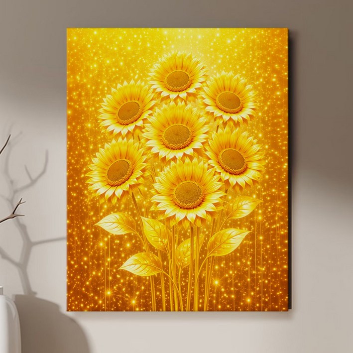 풍수액자 해바라기 액자 그림 집들이선물 개업선물 인테리어 그림