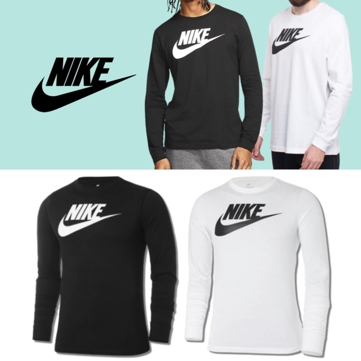 [백화점정품/AS가능] 나이키 빅로고 긴팔 티셔츠 2종 남여공용 롱슬리브 면티