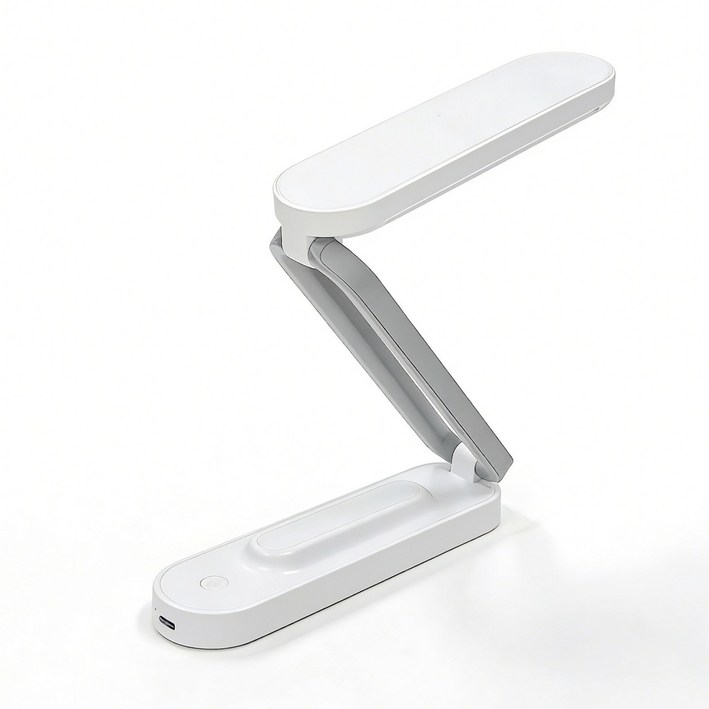 H HNMA HN 휴대용  스탠드 접이식  밝기 조절 가능 침실 사무실 서재 등 다용도 적용 180 각도 조절 가능 학생 미니 스탠드 조명 봄맞이 선물 근로자의 날 하마