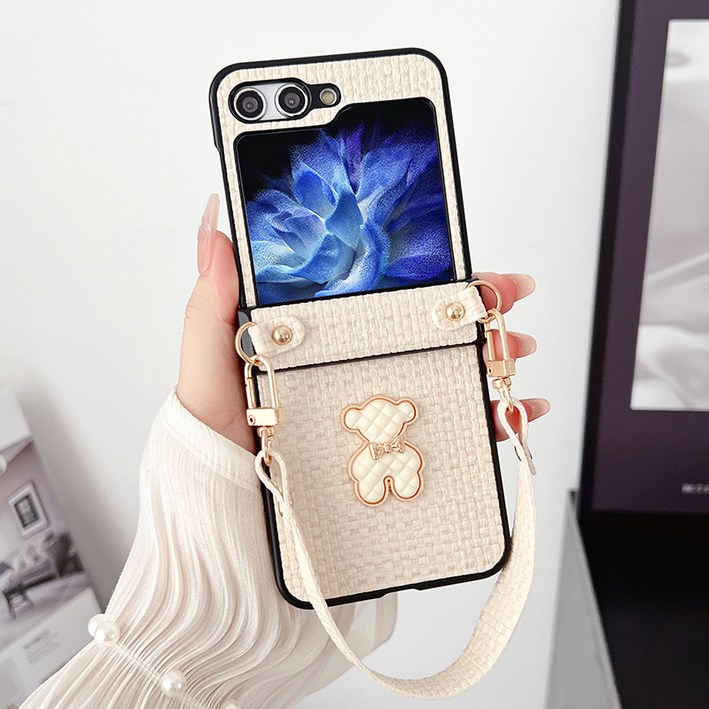 CASEBYCASE 갤럭시 지플립5 케이스 힌지보호  스트랩