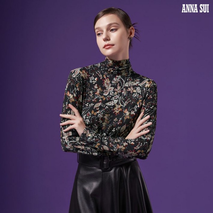 안나수이 플로럴 티블라우스 3종