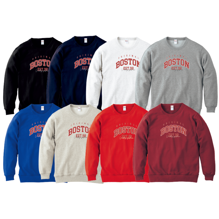 보스턴 맨투맨 남여공용 맨투맨