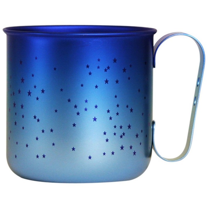 호리에 티타늄컵 유해진 캠핑컵 티타늄 머그컵 블루