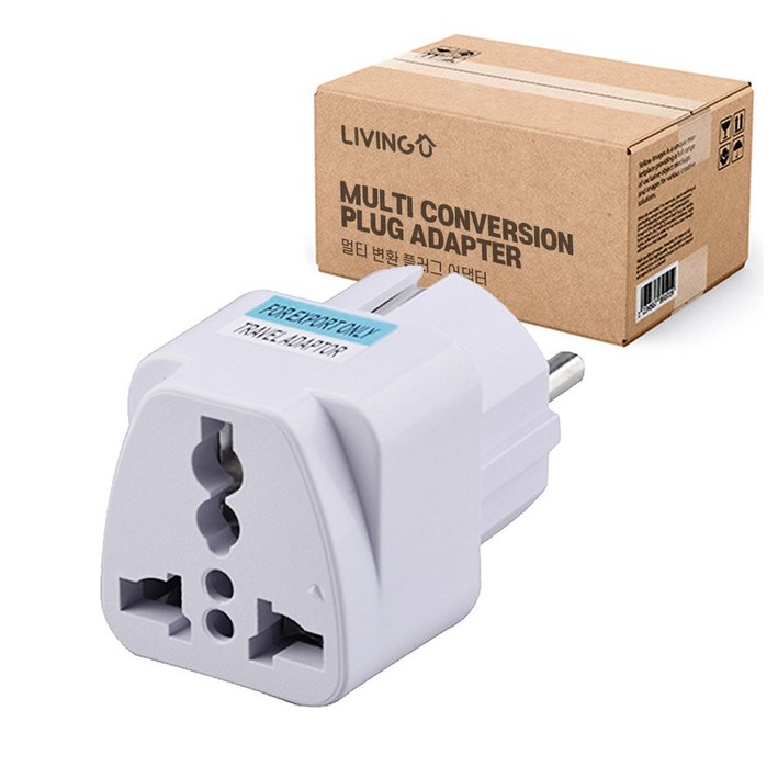 리빙유 멀티 변환 어댑터 콘센트 돼지코 110V 220V 변환