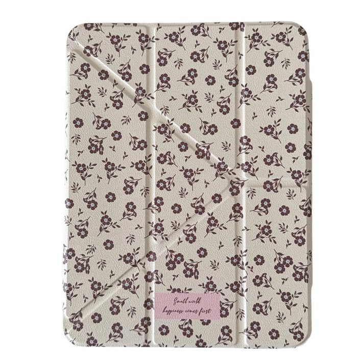 슈퍼리더 스마트 커버 Y형 아이패드 케이스 펜슬 수납 반투명 태블릿PC 보호케이스