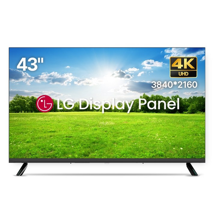 위드라이프 43인치 4K UHD TV 엘지정품패널 에너지1등급 고화질티비, 109cm43인치, 43UHD, 스탠드형, 방문설치