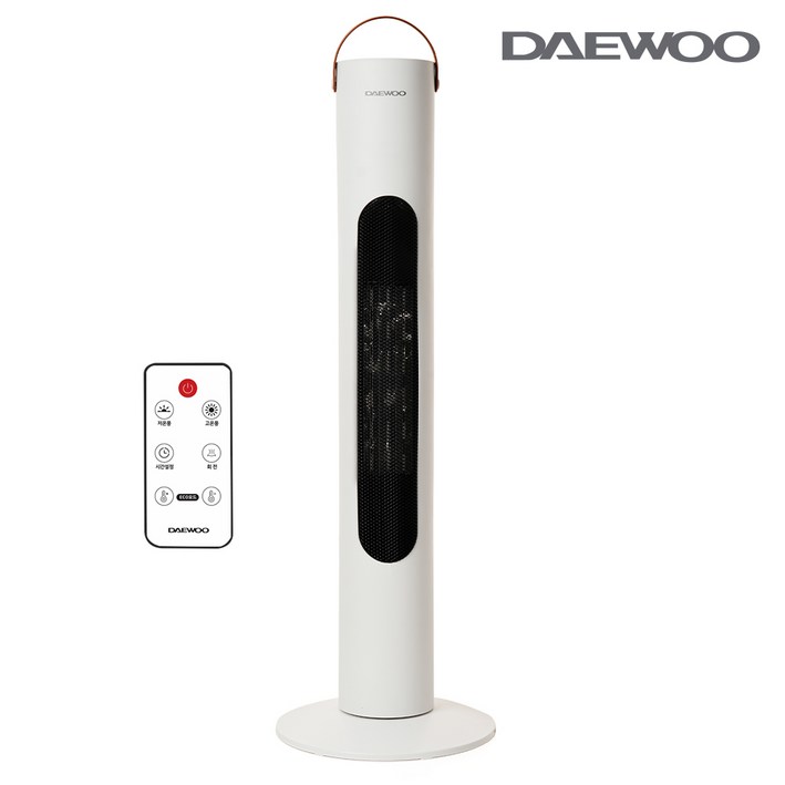 [26년형] 대우 스텔라웨이 PTC 온풍기 초저소음 과열방지 PT3300R, 화이트, 대우 PTC온풍기