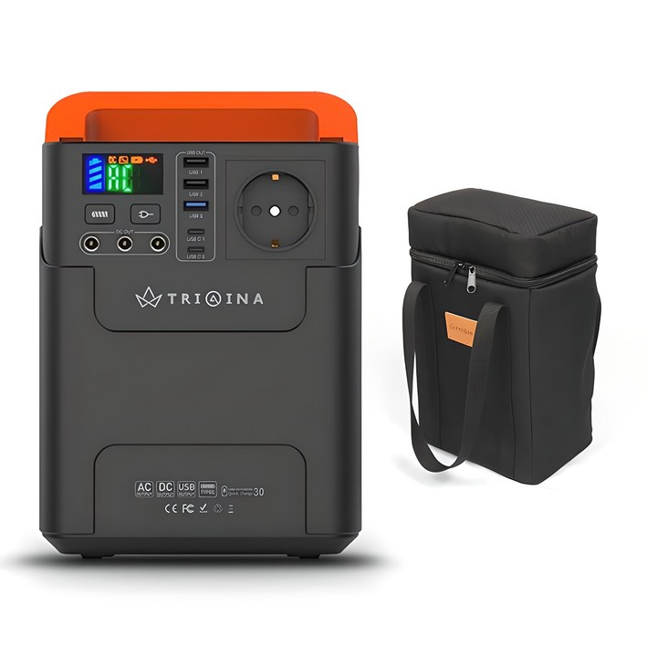 파워뱅크 220V 캠핑용파워뱅크 차박 캠핑용배터리 대용량배터리 보조배터리 216Wh 전용가방포함, 혼합색상, TN-S328