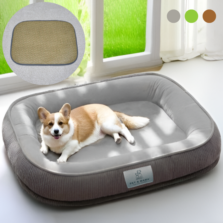 (품질UP 가격 DOWN) 런레이더 반려동물 강아지 마약 방석, 그레이, 1개