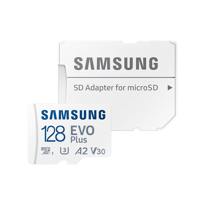 삼성전자 정품 마이크로 SD카드 EVO+ 128GB MB-MC128SA + SD카드 어댑터 공식인증 R