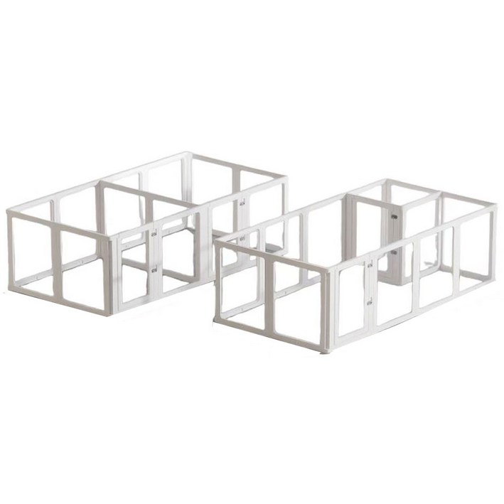 확장형 펫룸 75cm 오픈형 강아지 울타리 애견펜스, 화이트, 1개