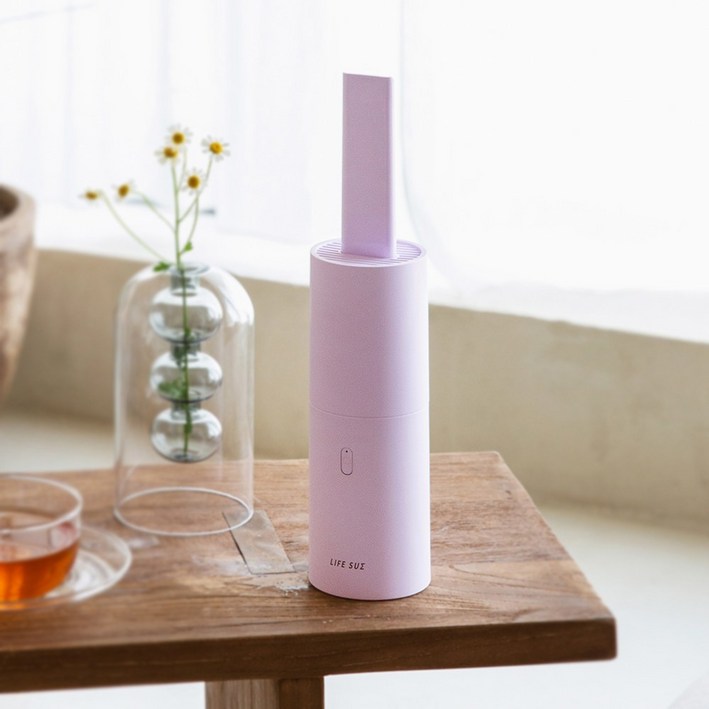 라이프썸 핸디형 무선 충전 청소기 2세대(LFS-HA17)+3종노즐+전용 파우치 휴대용 차량용 다용도 핸디청소기 무선청소기, LFS-HA17, 라일락