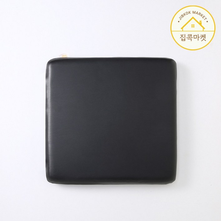 집콕마켓 메모리폼 가죽 사각 방석 5컬러