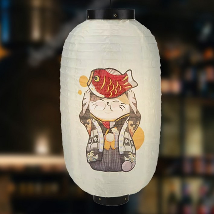 이자카야 홍등 방수 조명 일본 한지 갓등 스시 라멘 캠핑 등