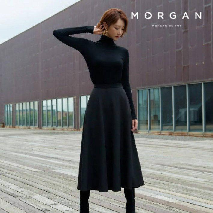 모르간 24FW 밴딩 훌스커트 1종 [런칭 가격 69,900원]