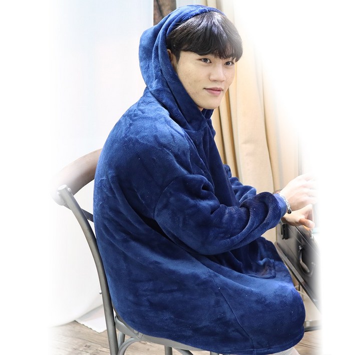 이고웰 입는 털 후드 담요
