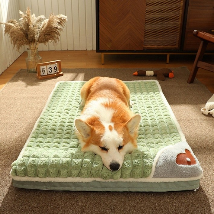 강아지 마약방석 애견쿠션 대형견방석 코스트코방석 대형견 쿠션침대