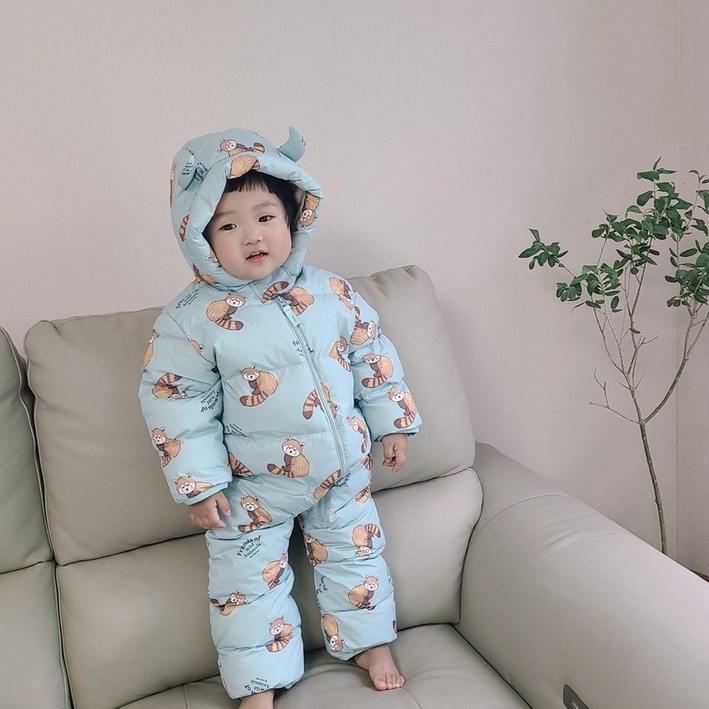 블랙야크키즈 덕다운 베이비우주복 BKT크러시T다운우주복 원1116981