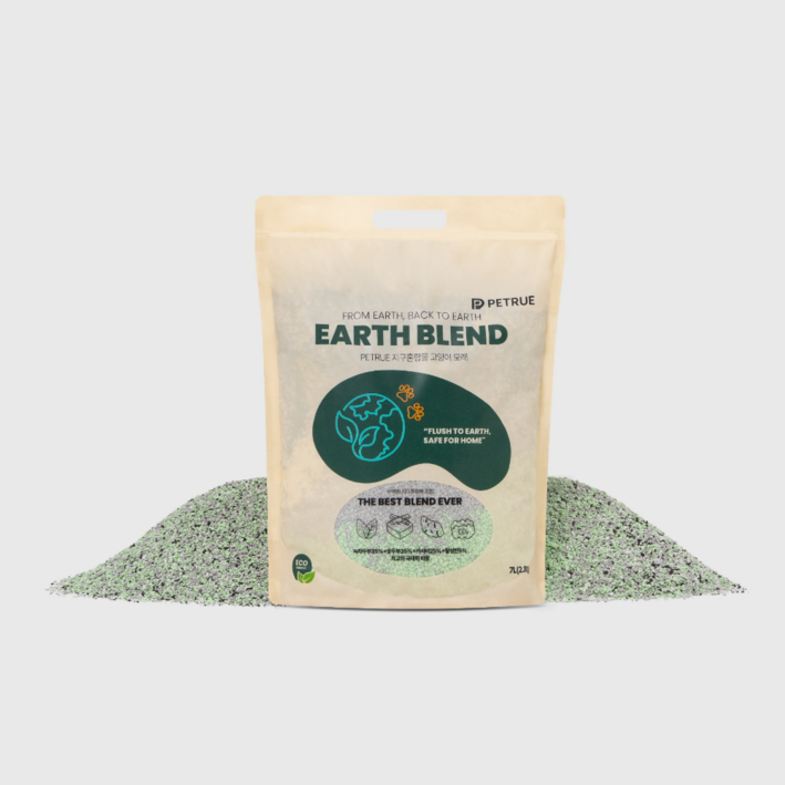 PETRUE 지구혼합물 고양이 두부 모래