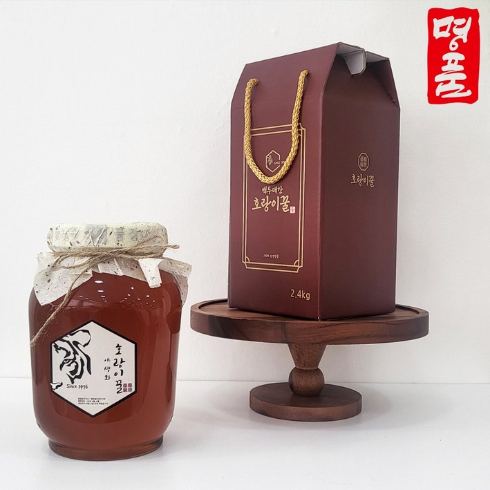 소백산 국내산 호랑이 야생화 잡화꿀, 1개, 2.4kg