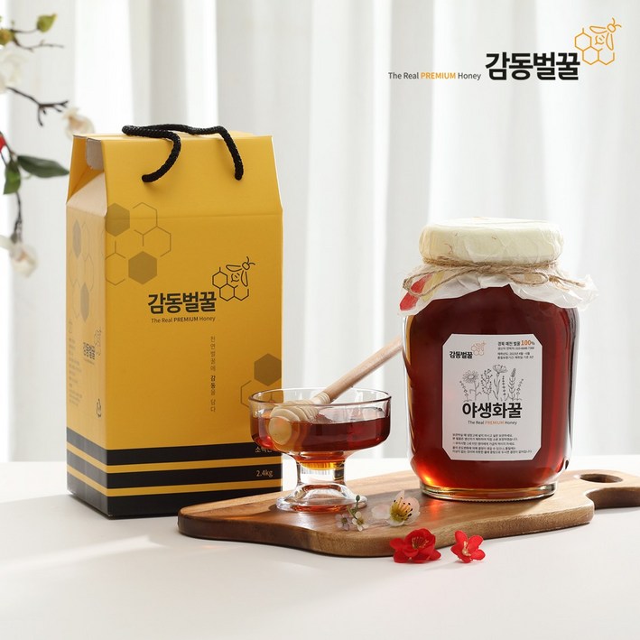 자연 감동벌꿀 아카시아,야생화잡화,소백산,토종꿀 2.4kg대용량, 2.4kg, 1개 자연 감동벌꿀 아카시아,야생화잡화,소백산,토종꿀 2.4kg대용량, 2.4kg, 1개