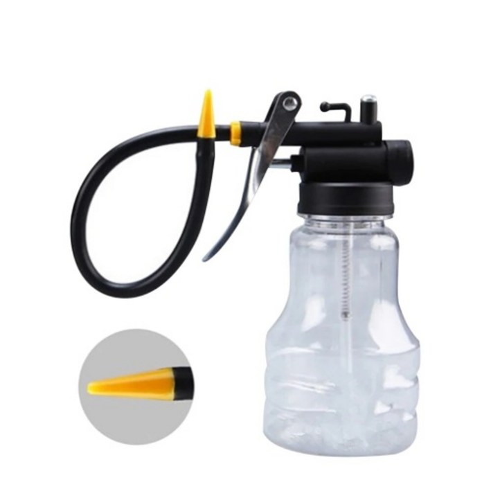 INVEN 인벤 다용도 오일 주입 분무기 250ml  주입기 기름 펌프 안전2중포장, 1개