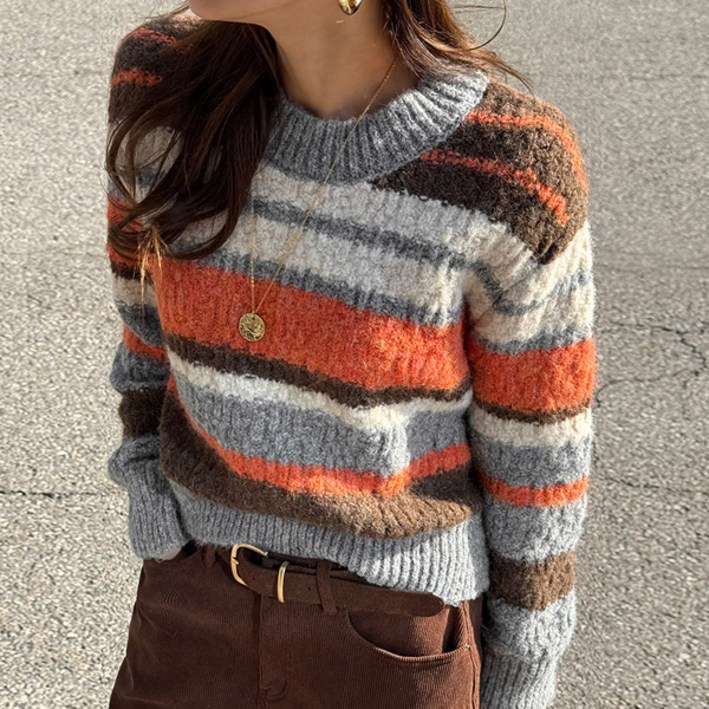 [난닝구]코반오 배색니트