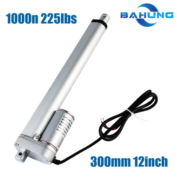 150KG 12 225LBS 12V 스트로크 부하 선형 1PC 100KGS 액추에이터 1500N 1000N 전기 최대 소형 24V 인치 300MM CHINA