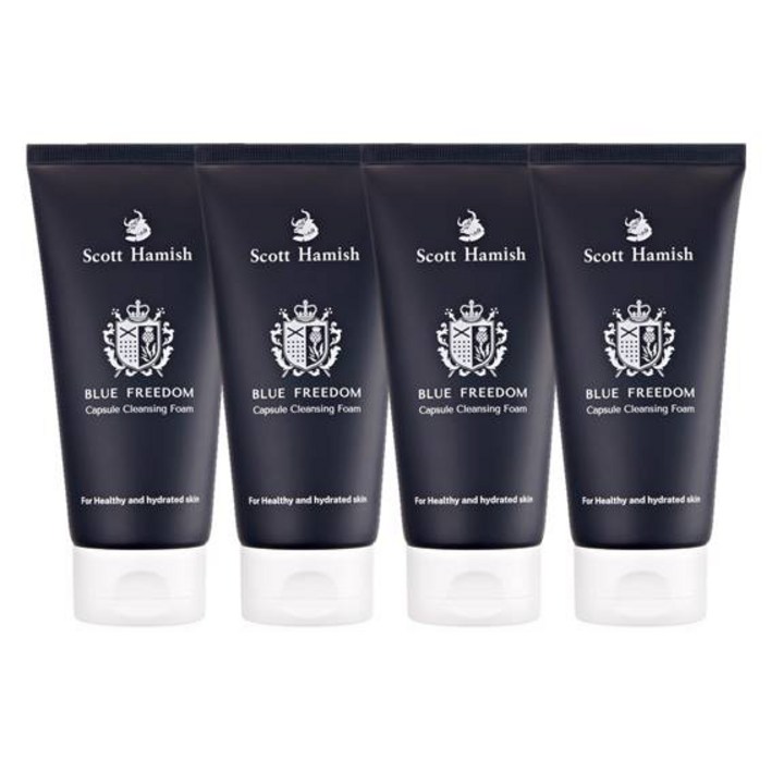 스콧해미쉬 블루 프리덤 캡슐 클렌징폼 150ml, 4개 스콧해미쉬 블루 프리덤 캡슐 클렌징폼 150ml, 4개