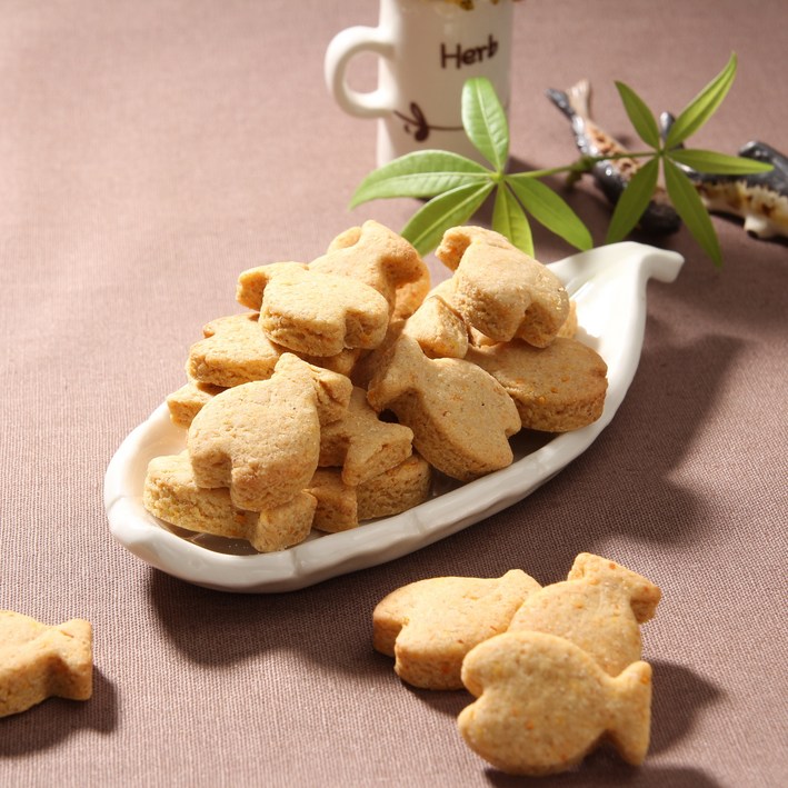 힐링펫 반려견 수제간식 연어쿠키 70G, 1개