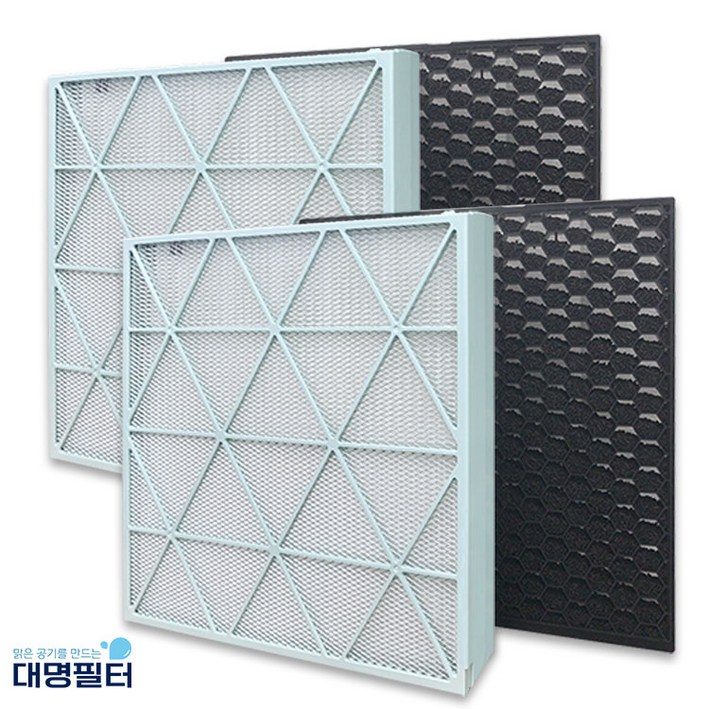대명 국내산 삼성 무풍큐브 AX94T9320WWD 필터 세트 CFX-H101D, 2세트, AX94T9320WWD