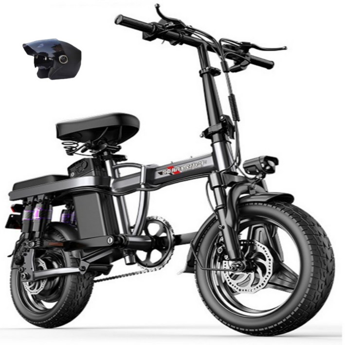 붐고 접이식 전기자전거 접이식자전거 자전거 출퇴근 고출력 미니벨로 48V 전동, 기본형 x 8단 충격 흡수, 스틸