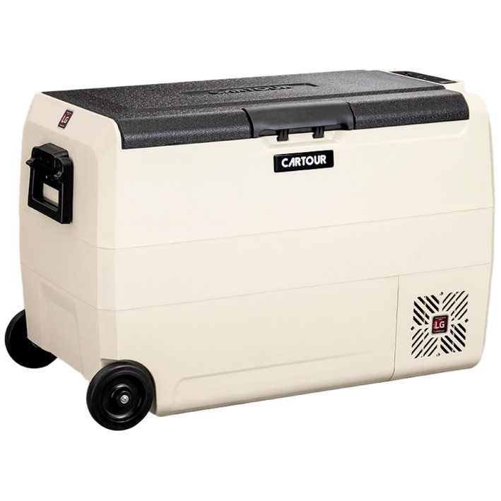 카투어 ET 크림 휴대용 캠핑 차량용 냉장고 이동식 냉동고 12V 24V 220V