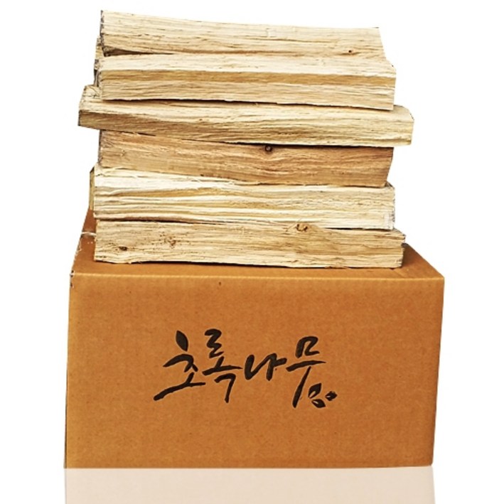 초록나무 국내산 참나무장작 불멍 캠핑 장작