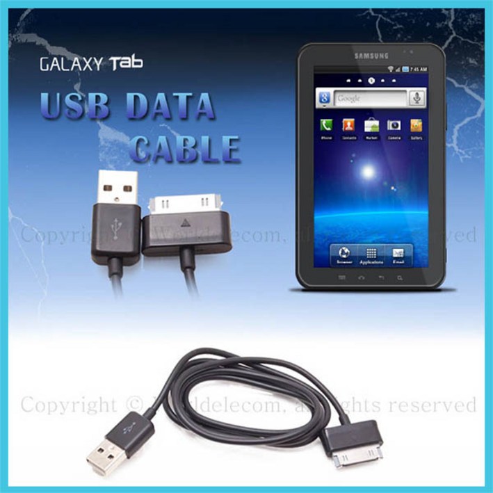 갤럭시탭 30핀 USB 데이터 케이블 충전겸용 구형 삼성 태블릿 갤럭시탭 30핀 커넥터
