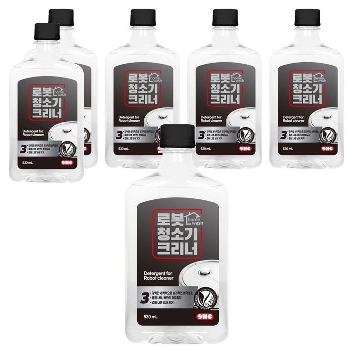 신희 홈워시 로봇청소기 크리너, 530ml, 6개