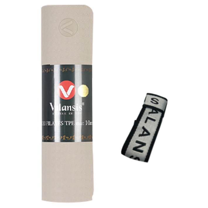 밸런시스 TPE 요가매트  스트랩, 크림베이지, 1세트