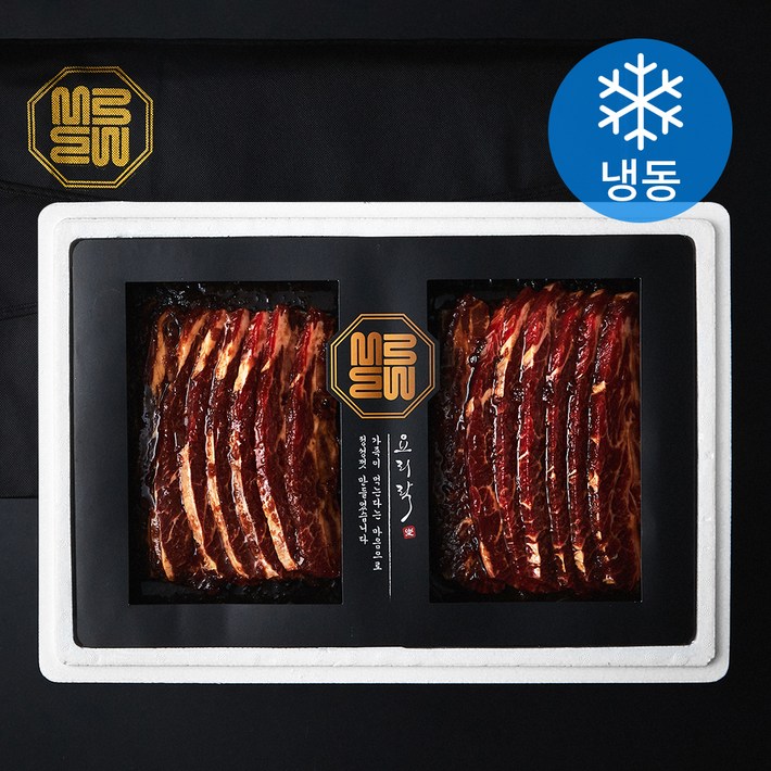 양념 소 LA갈비세트냉동, 1세트, 1.6kg