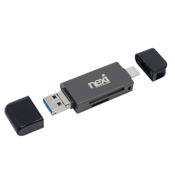 넥시 3D 카드리더기 USB 3.0 C타입, NX887 NX3IN1CRD, 다크그레이, 1개 넥시 3D 카드리더기 USB 3.0 C타입, NX887 NX3IN1CRD, 다크그레이, 1개