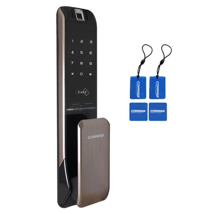 COMMAX 지문인식 푸시풀 디지털 도어락 CDL240P COMMAX 지문인식 푸시풀 디지털 도어락 CDL240P