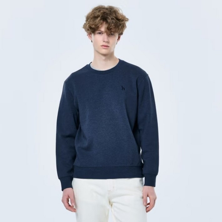 헤지스 남성용 베이직 맨투맨