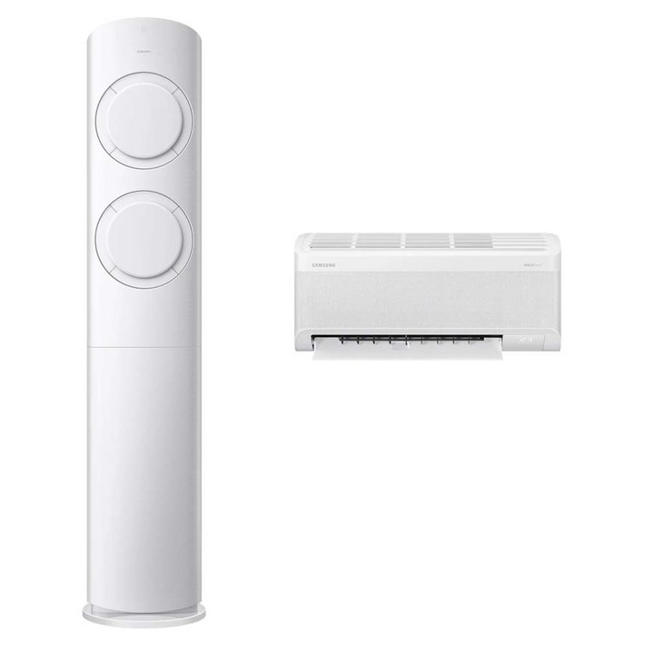삼성전자 56.9㎡17.2평 18.7㎡5.7평 AI Q9000 홈멀티형 에어컨 AF60F17D11WRT 리모컨 세트 방문설치