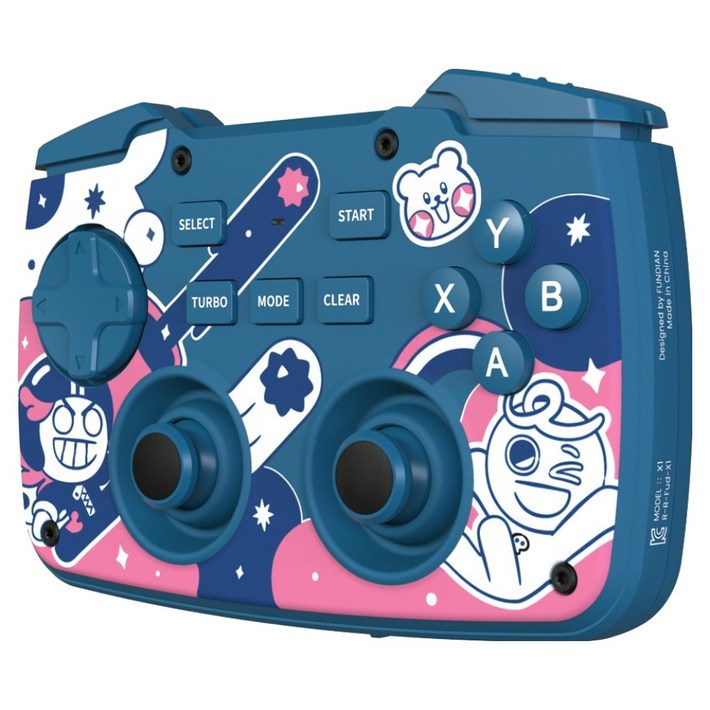 펀디안 X1 게이밍 블루투스 한영 키보드 게임패드, 블루 쿠키런 에디션, 1개, X1CK
