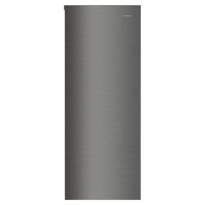 더함 소형 1도어 슬림 173L 일반형 냉장고 방문설치, 메탈 실버, R173MS0D1IM