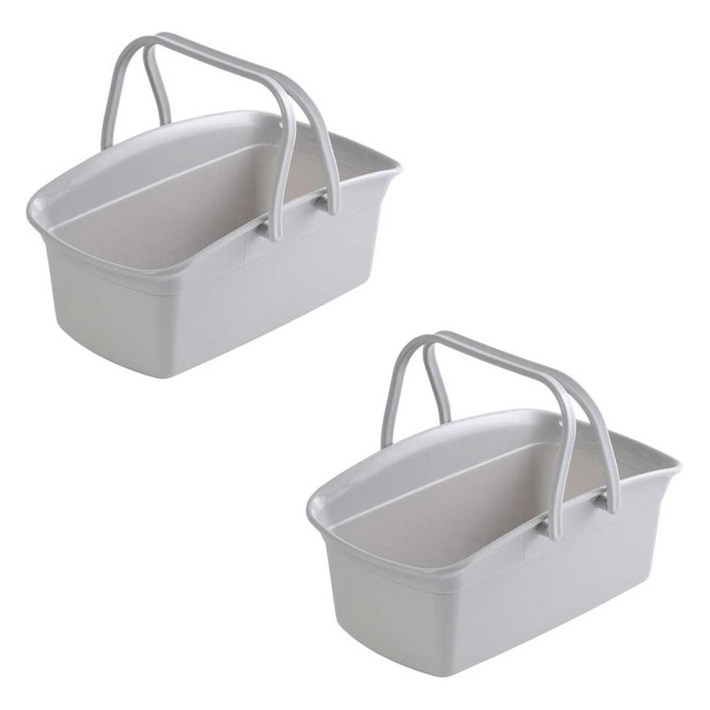 팬톤홈퍼니싱 국내산 물빠짐 좋은 다용도 목욕 바구니 2p