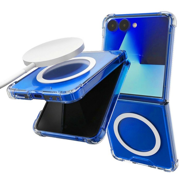 일리온 맥세이프 호환 마그네틱 클리어쉴드 젤하드 휴대폰 케이스