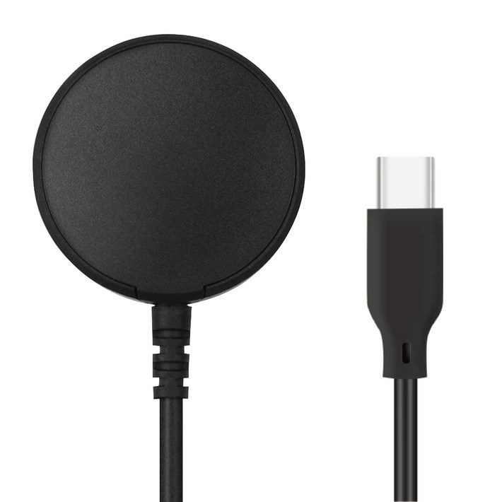 홈플래닛 C타입 무선충전기 1m (삼성 갤럭시워치 7 6 5 Pro 4 클래식 3 액티브 2 1 호환)