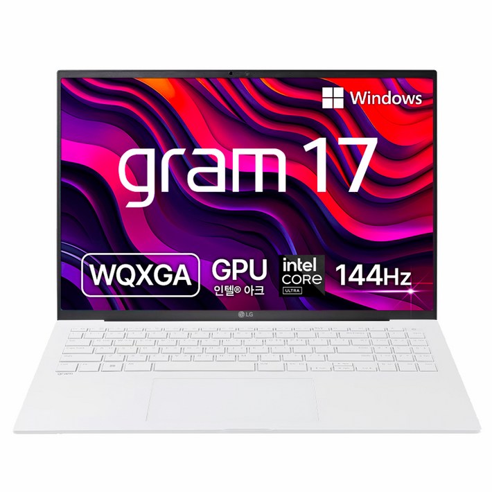 LG전자 2024 그램 17 코어Ultra5 인텔 14세대, 스노우화이트, 512GB, 16GB, WIN11 Home, 17Z90SGA5PK