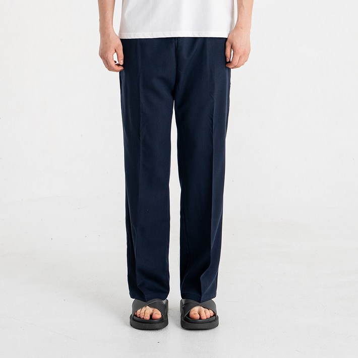 맨투고 남성용 릴렉스핏 밴딩 슬랙스